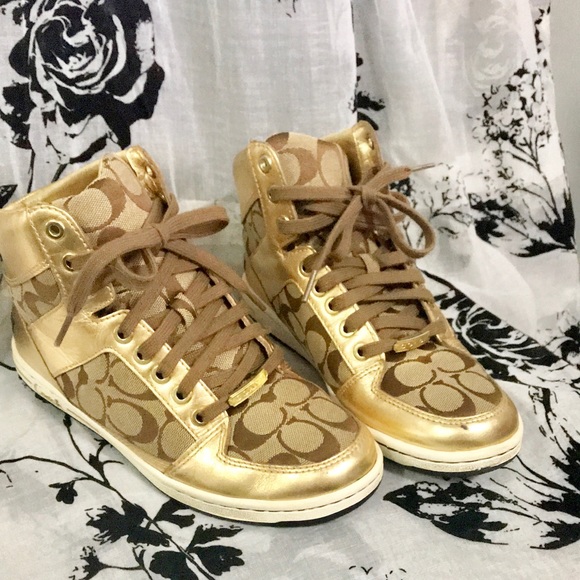 Coach high cut lace up shoes - Picture 2 of 8